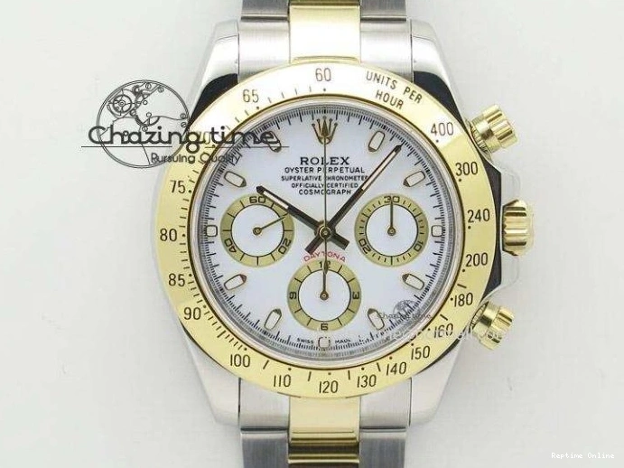 1225 WrinkleFree DayDate 40 228238 ARF 904L Steel YG Crystal Diamonds Bezel on President Bracelet VR 1550